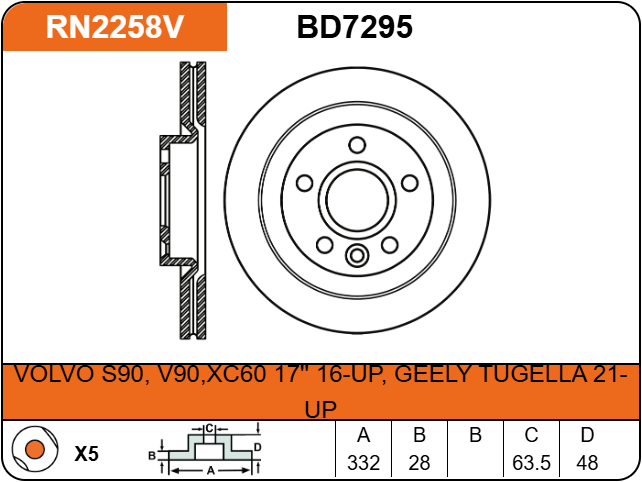 Producto NiBK RN2258V