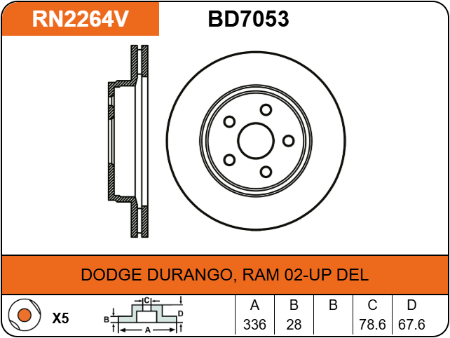 Producto NiBK RN2264V