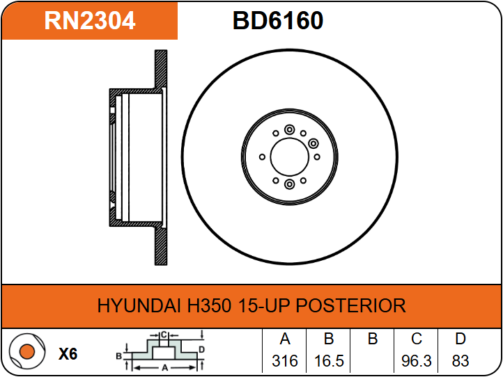 Producto NiBK RN2304