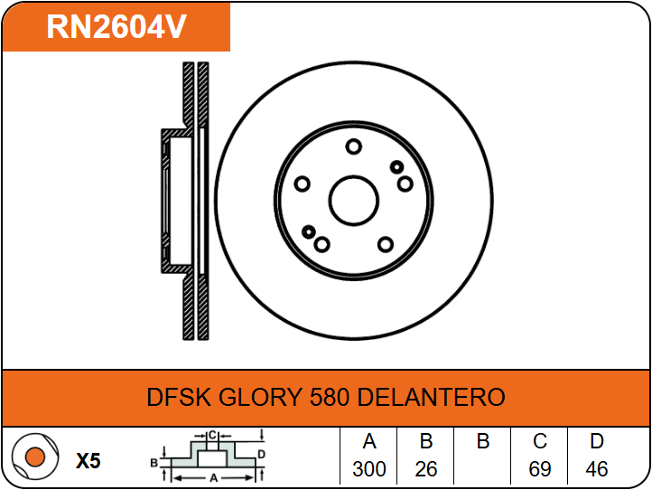 Producto NiBK RN2604V