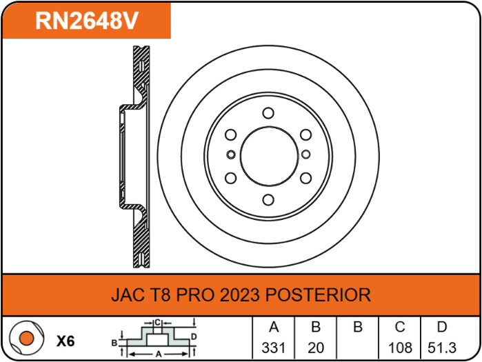 Producto NiBK RN2648V