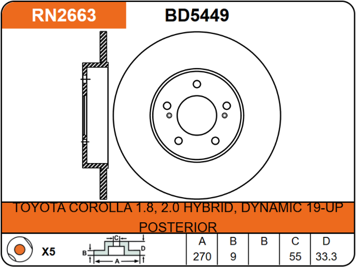 Producto NiBK RN2663
