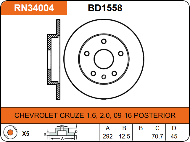 Producto NiBK RN34004