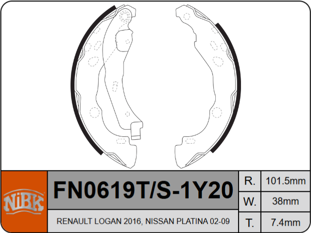 Producto NiBK FN0619T
